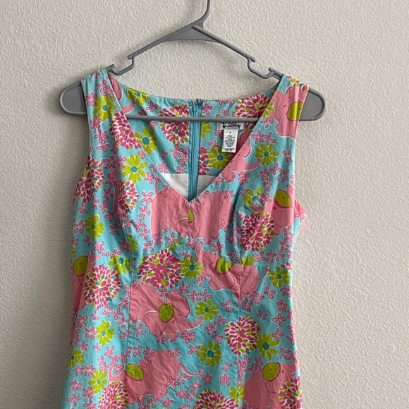 Lilly Pulitzer Elephant Dress- size 8 - Picture 3 of 10